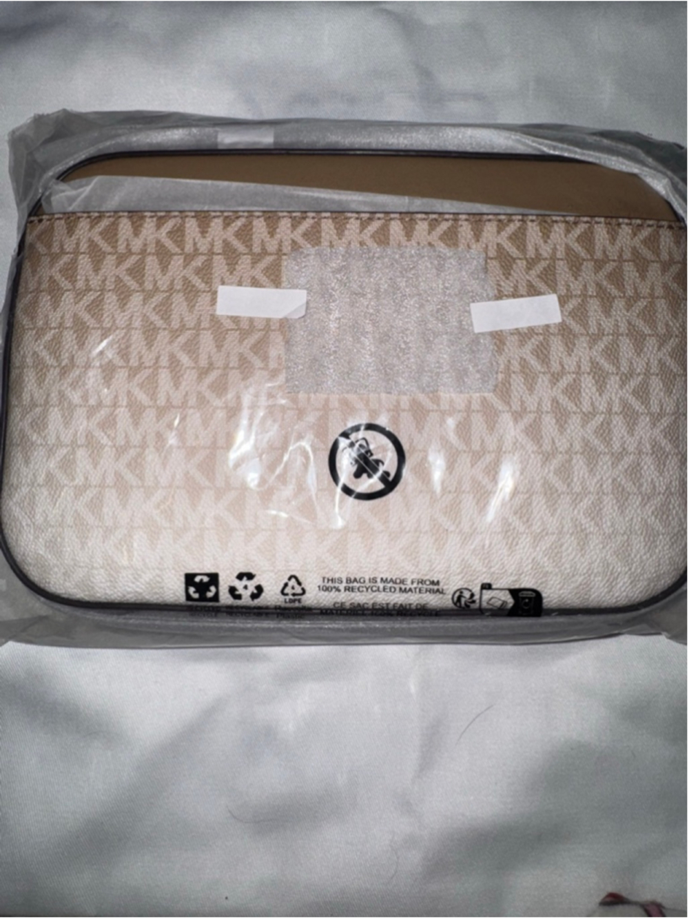 Michael Kors Jet Set Large Ombré Logo Crossbody Chain Bag NWT - Picture 11 of 14